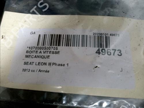 Used Gearbox SEAT LEON (5F1) 1.2 TSI (105 hp) 17868109