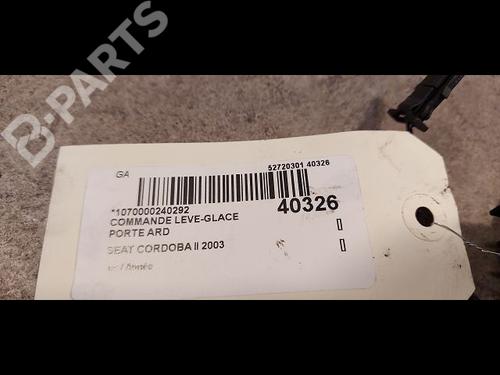 Right rear window switch SEAT CORDOBA (6L2) 1.9 TDI | BP9608701I28 