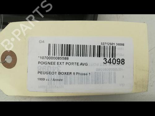 Used Front left exterior door handle PEUGEOT BOXER Van (230L) [1994-2006]  23175870