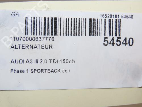 Alternator AUDI A3 Sportback (8VA, 8VF) 2.0 TDI | BP28829149M7 