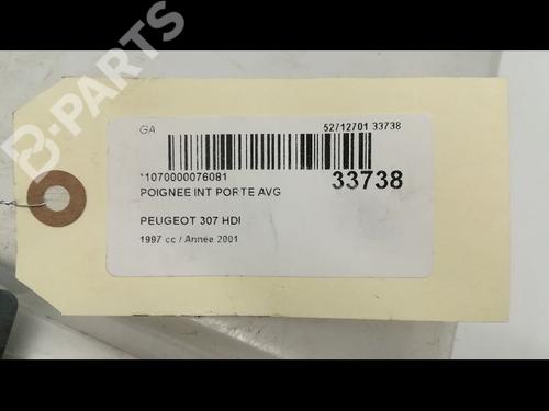 Front left interior door handle PEUGEOT 307 (3A/C) 2.0 HDi 110 | BP9596099I13 