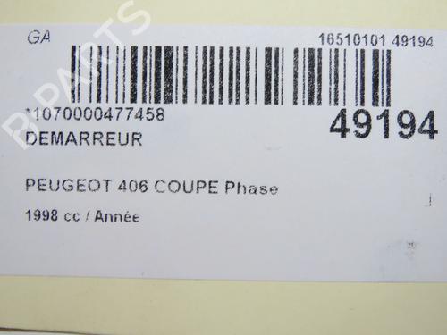Starter CITROËN C3 Picasso (SH_) 1.6 HDi | BP31242425M8 - Image 6