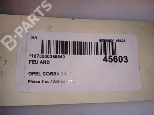 Right taillight OPEL CORSA B (S93) 1.2 i 16V (F08, F68, M68) | BP11104317C35 