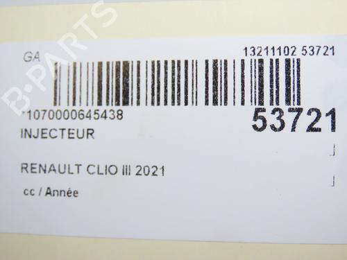 Injector RENAULT CLIO III (BR0/1, CR0/1) [2005-2014]  28828827