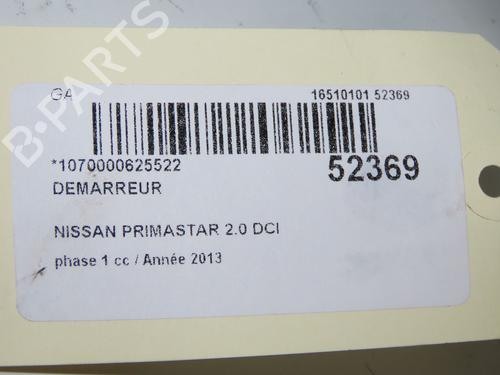 Starter NISSAN PRIMASTAR Van (X83) 2.0 dCi 115 | BP31274291M8 - Image 8
