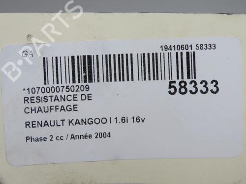 Heater resistor RENAULT KANGOO (KC0/1_) 1.6 16V | BP36873808M108  - Image 5