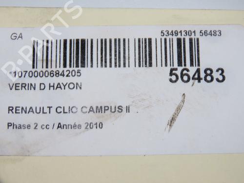 Heckklappendämpfer für RENAULT CLIO II (BB_, CB_) 1.5 dCi (B/CB3M) (64 hp) 32872995