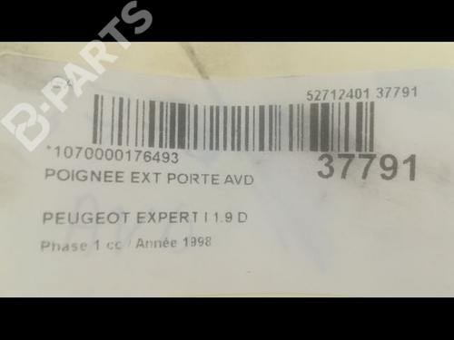 Front right exterior door handle PEUGEOT EXPERT Van (222) 1.9 D 70 | BP9602298C129 