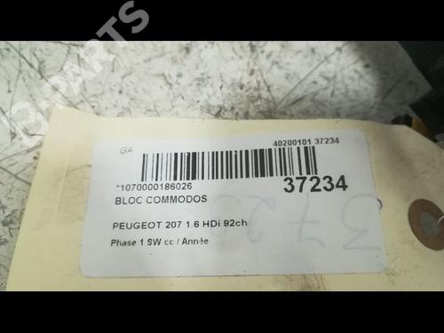 Steering column stalk PEUGEOT 207 SW (WK_) 1.6 HDi | BP9606033I23 