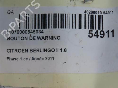 Advarselskontakt CITROËN BERLINGO Box Body/MPV (B9) 1.6 HDi 75 (75 hp) 30522323