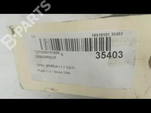 Starter OPEL MERIVA A MPV (X03) 1.7 CDTI (E75) | BP9598992M8 