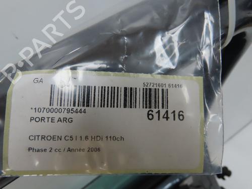 Used Left rear door Left rear door CITROËN C5 II (RC_) 1.6 HDi (RC8HZB) (109 hp) 40437966 40437966