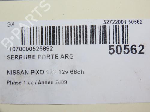 Used Rear left lock NISSAN PIXO (UA0) 1.0 (68 hp) 23125082