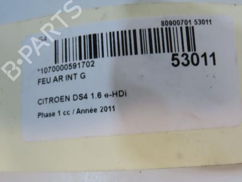 Left tailgate light CITROËN DS4 (NX_) 1.6 HDi 110 | BP31030260C79