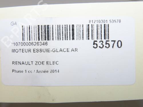 Rear wiper motor RENAULT ZOE (BFM_) ZOE | BP39732841M102 - Image 4