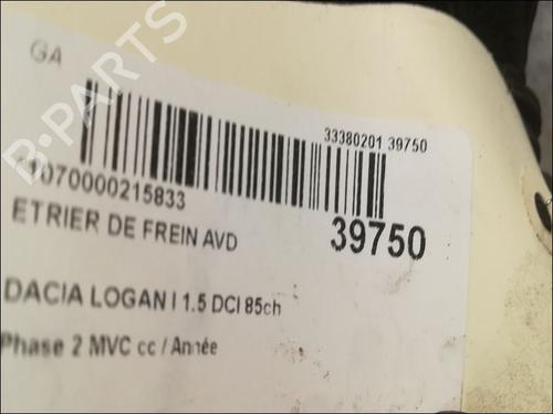 Used Right front brake caliper DACIA LOGAN MCV (KS_) 1.5 dCi (KS0W) (86 hp) 14877442