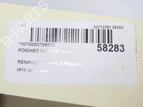Front left interior door handle RENAULT TRAFIC II Van (FL) 2.0 dCi 90 (FL0H, FL00, FL01, FL0M, FL0P, FL0S) | BP36427151I13 - Image 4