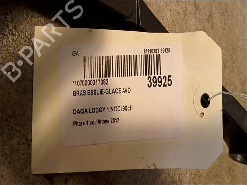 Vindspejlsviskerarm DACIA LODGY (JS_) 1.5 dCi (90 hp) 14881151