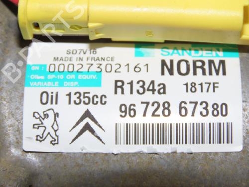 AC compressor CITROËN JUMPY II Van 2.0 HDi 120 | BP32308348M34