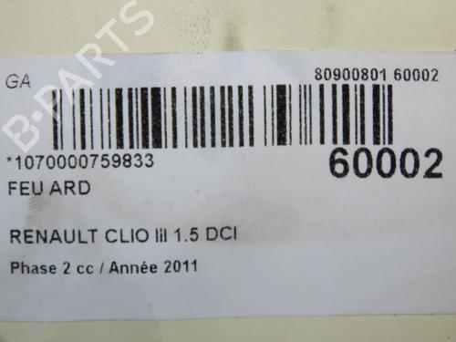 right-taillight-renault-clio-iii-br01-cr01-2005-2006-2007-2008-2009-2010-2011-2012-2013-2014-37499552 main image