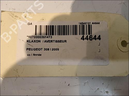 Used Horn PEUGEOT 308 I (4A_, 4C_) 1.6 HDi (90 hp) 14874941