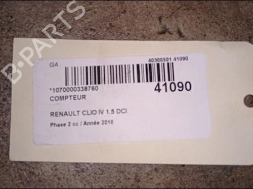 Used Instrument cluster RENAULT CLIO IV (BH_) 1.5 dCi 75 (75 hp) 9619694