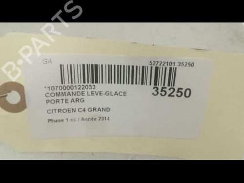 Used Left rear window switch CITROËN C4 Grand Picasso II (DA_, DE_) 1.6 HDi / BlueHDi 115 (115 hp) 9598388