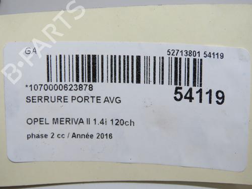 front-left-lock-opel-meriva-b-mpv-s10-2010-2011-2012-2013-2014-2015-2016-2017-37252377 main image
