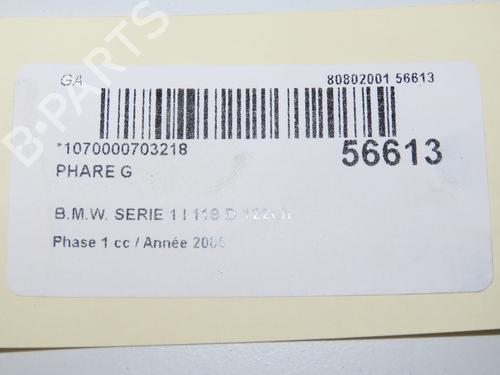 left-headlight-bmw-1-e87-2003-2004-2005-2006-2007-2008-2009-2010-2011-2012-2013-32511533 main image