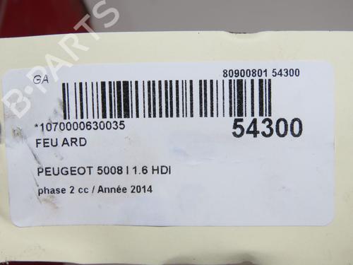 Used Right taillight Right taillight PEUGEOT 5008 (0U_, 0E_) 1.6 HDi (114 hp) 33249718 33249718