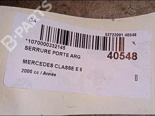 Rear left lock MERCEDES-BENZ E-CLASS (W210) E 270 CDI (210.016) | BP9619292C100 