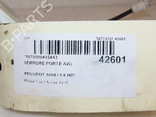 Front right lock PEUGEOT 5008 (0U_, 0E_) 1.6 HDi | BP16555806C97 