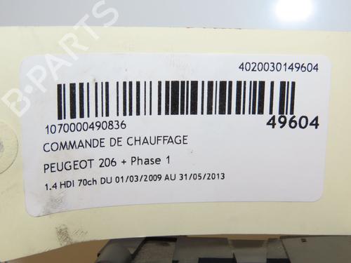 Used Climate control PEUGEOT 206+ (2L_, 2M_) 1.4 HDi eco 70 (68 hp) 17469271