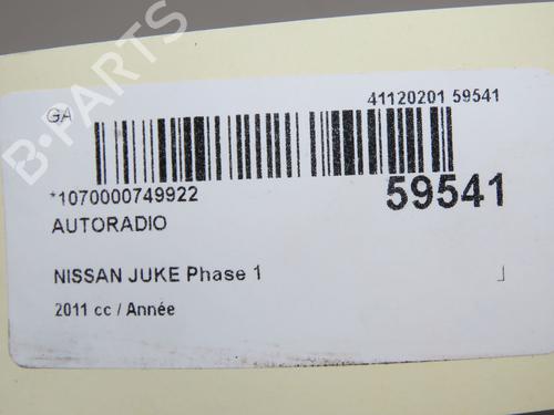 Bilradio Bilradio NISSAN JUKE (F15) 1.6 DIG-T 4x4 (190 hp) 37411055 37411055