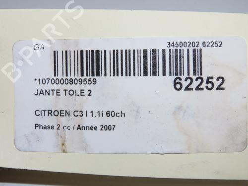 Used Rim Rim CITROËN C3 I (FC_, FN_) 1.1 i (60 hp) 39937975 39937975