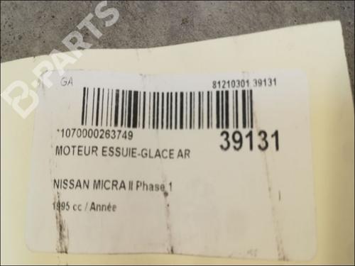 Rear wiper motor NISSAN MICRA II (K11) 1.3 i 16V | BP9611744M102 
