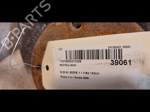 Left front steering knuckle BMW 1 (E81) 118 d | BP14875511M25 