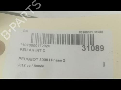 Right tailgate light PEUGEOT 3008 I MPV (0U_)  | BP23177832C80 