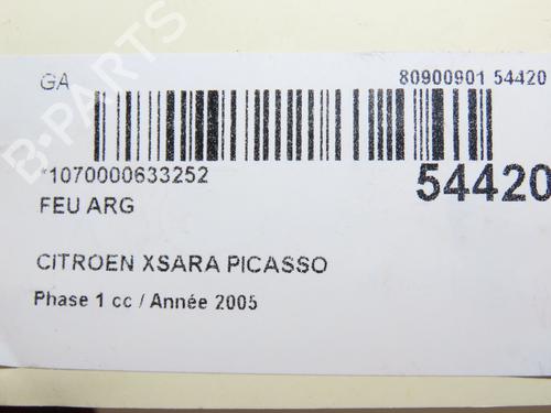 Used Left taillight CITROËN XSARA PICASSO (N68) 2.0 HDi (90 hp) 28802326