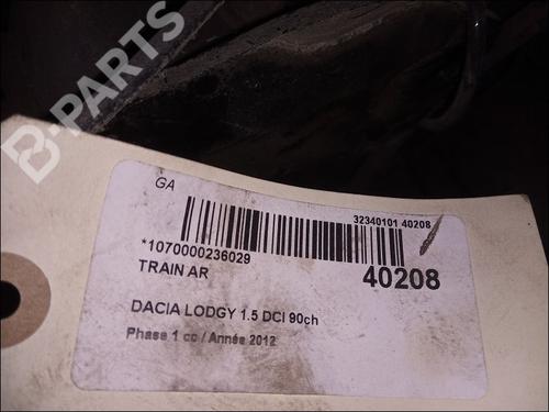 Rear axle DACIA LODGY (JS_) 1.5 dCi | BP11082631M2 