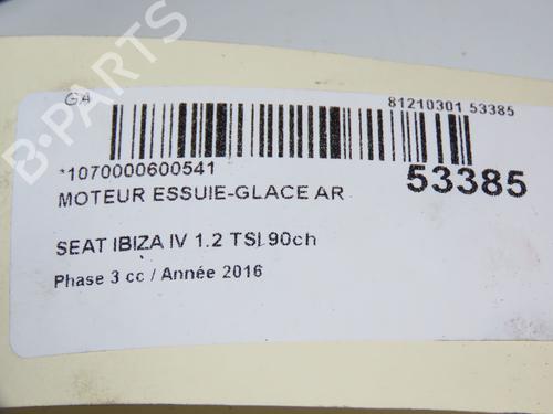 Used Rear wiper motor SEAT IBIZA IV (6J5, 6P1) 1.2 TSI (90 hp) 28969793