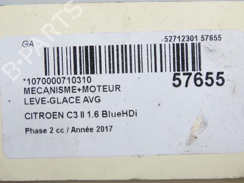 Front left window mechanism CITROËN C3 II (SC_) 1.6 BlueHDi 75 | BP32511475C22  - Image 5
