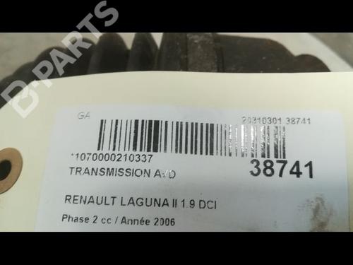 Right front driveshaft RENAULT LAGUNA II (BG0/1_) 1.9 dCi | BP9604450M39 