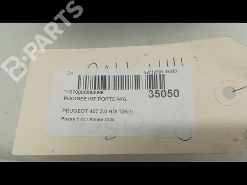 Front left interior door handle PEUGEOT 407 (6D_) 2.0 HDi 135 (6DRHRH, 6DRHRE, 6DRHRG, 6DRHRJ) | BP9596913I13 