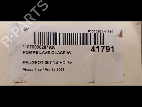 Used Washer pump Washer pump PEUGEOT 307 (3A/C) 1.4 HDi (68 hp) 14881550 14881550
