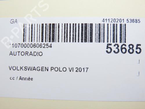 Used Radio VW POLO V (6R1, 6C1) 1.4 TDI (90 hp) 28830605