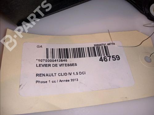 Gear lever RENAULT CLIO IV (BH_) 1.5 dCi 90 | BP11755253M90 