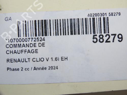 Climate control RENAULT CLIO V (B7_) 1.6 E-TECH 140 (B7MU) | BP36494425I5 - Image 6