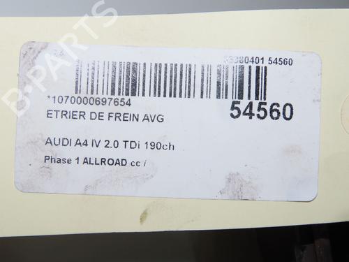 Used Left front brake caliper AUDI A4 B9 (8W2, 8WC) 2.0 TDI (190 hp) 31284232