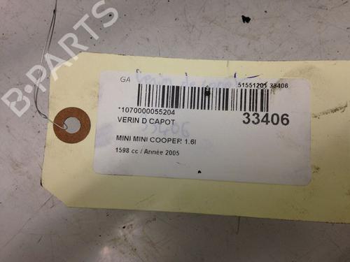 Hood lift support MINI MINI (R50, R53) Cooper | BP14879009C139 